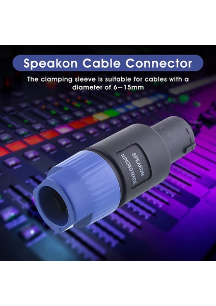 10 Parça NL4FC Hoparlör Kabloları Kafa Konuşma Kablo Konnektörü 4 Pimli Hoparlör Fişleri Kablolar Için Büküm Kilidi Su Geçirmez (Yurt Dışından) indirimleri