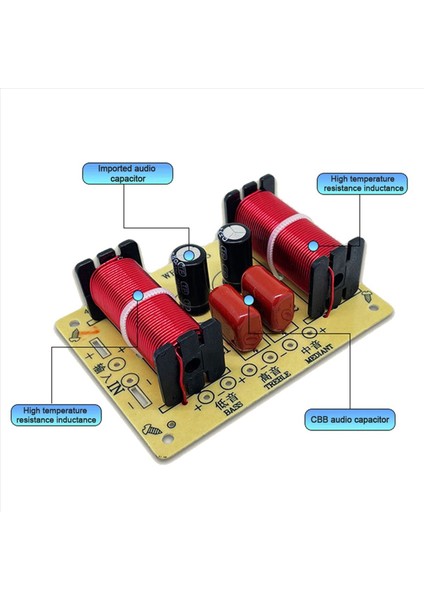2x 150W Hıfı Crossover Filtre Modülü WEAH-305 3 Yolcu Hoparlör Frekans Bölücü Dıy Ev Hoparlörü Tiz Orta Bas (Yurt Dışından) fiyatları