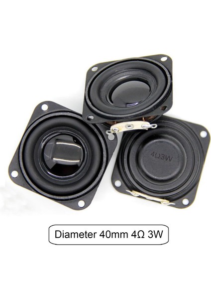 2pcs 1 5 Inç Ses Hoparlör 4ω 3W 40MM Bas Multimedya Hoparlör Dıy Ses Hoparlör Ev Sineması Için Sabitleme Deliği ile (Yurt Dışından) fiyatları
