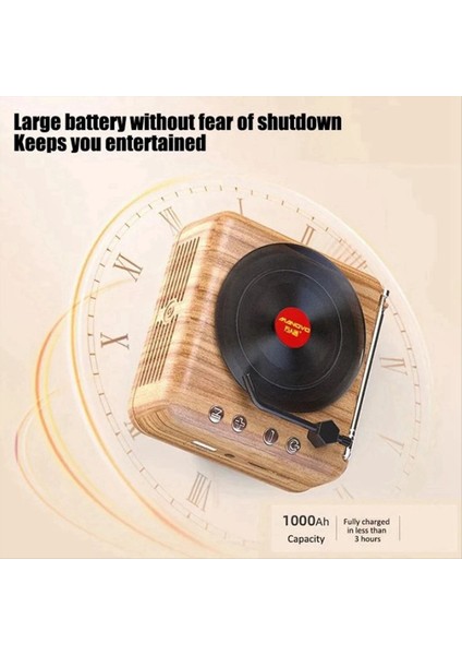 Manovo Vinil Kayıt Oynatıcı Hoparlörü USB Bluetooth V5 0 Stereo Retro Taşınabilir Hoparlör Tf Kartı/u Disk/aux Playback Wood (Yurt Dışından) fiyatları