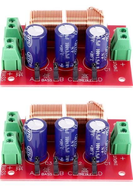 YLY-2088 Ses Frekans Bölücü 400W Ayarlanabilir 2 Yollu Crossover Filtreler Tam Menzilli Tiz Bas Frekans Bölücü (Yurt Dışından) modelleri