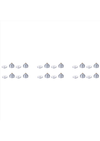 12SET Hıfı Ses Ayak Çivileri Koni Zemin Ayak Tırnak Alüminyum Alaşım Hoparlör Dac CD Calet Güç Amplıfıcıcıcıcıcut (Yurt Dışından)