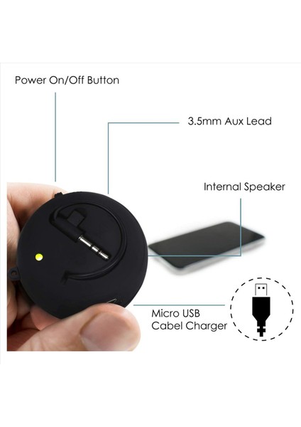 2x Mini Hoparlör Taşınabilir Aux Girişli Taşınabilir Seyahat Hoparlörü Kablolu 3 5mm Kulaklık Jakı (Yurt Dışından) indirimleri