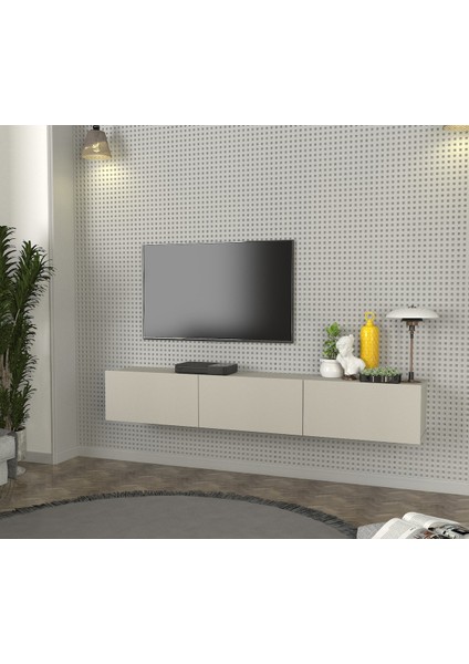 Cercei Tv Standı 180 cm Kumtaşı