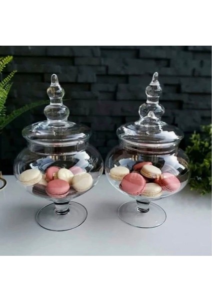 Cam Kapaklı Ayaklı Kurabiyelik ve Şekerlik ve Drajelik fiyatları