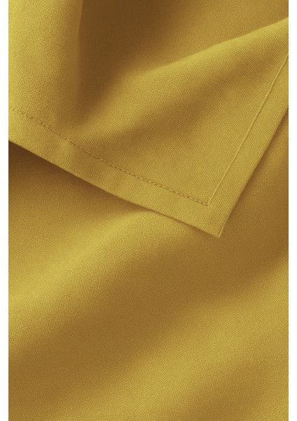 De'vor Kadife Görünümlü Sarı Masa Runnerı modelleri