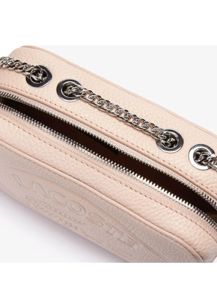 Croco Crew Kadın Baskılı Deri Pembe Çanta modelleri