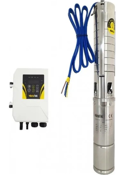 Solar Dalgıç Pompa Dc 4", 48V 750W Qmax:4m3/h, HMAX:80M - 4US750-80/4B