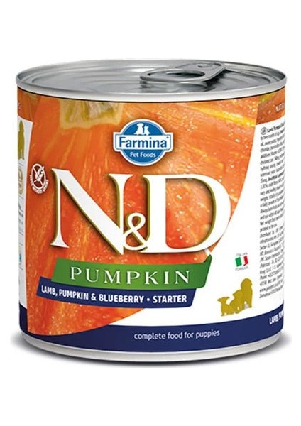Pumpkin Balkabaklı Kuzu Etli Anne ve Yavru Konserve Köpek Maması 285 gr