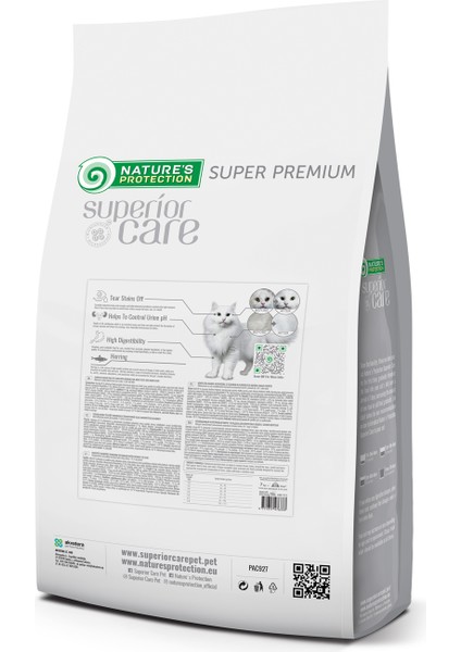 Nature's Protection Superior Care Beyaz Tüylü Kediler Için Tahılsız Ringa Balıklı Kedi Maması 7kg fiyatları