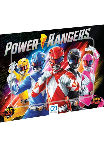 Powerrangers Frame Puzzle - 35 Parça - Karışık Desen Gönderilecektir. fiyatları