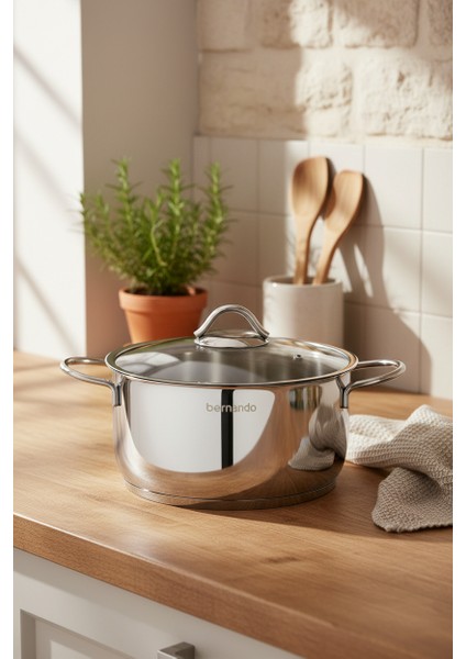 Kayra 17 Parça Servis Gereçli Çelik Tencere Seti fırsatları