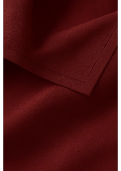 De'vor Kadife Görünümlü Bordo Masa Runnerı modelleri