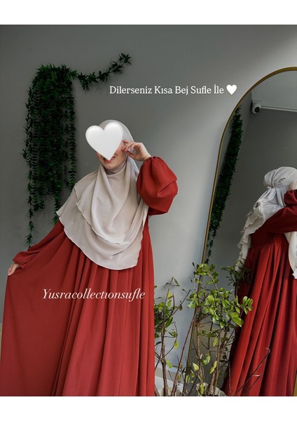 Ayrobin Elbise ve Kısa Sufle 2’li Takım Kombin fırsatları