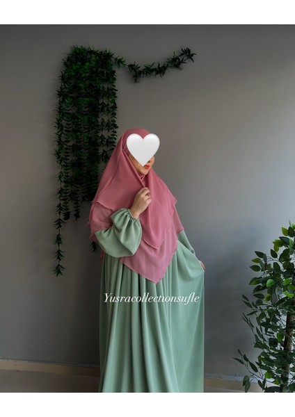 Ayrobin Elbise ve Kısa Sufle 2’li Takım Kombin modelleri