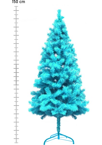 Luxury 150 cm Turkuaz Yılbaşı Çam Ağacı fiyatları
