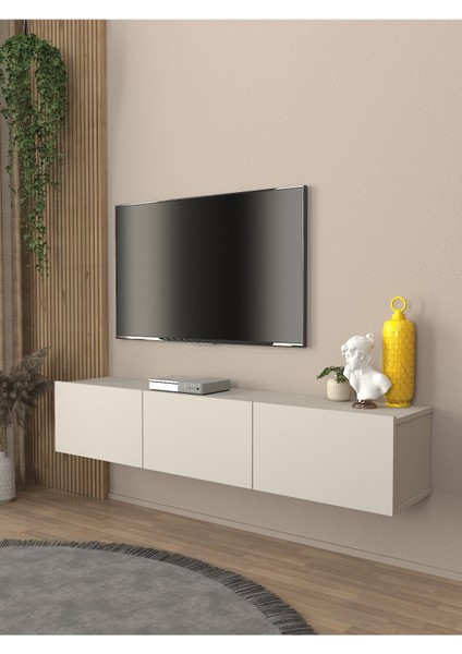 Pergamon Tv Ünitesi & Sehpası 150 cm Kumtaşı
