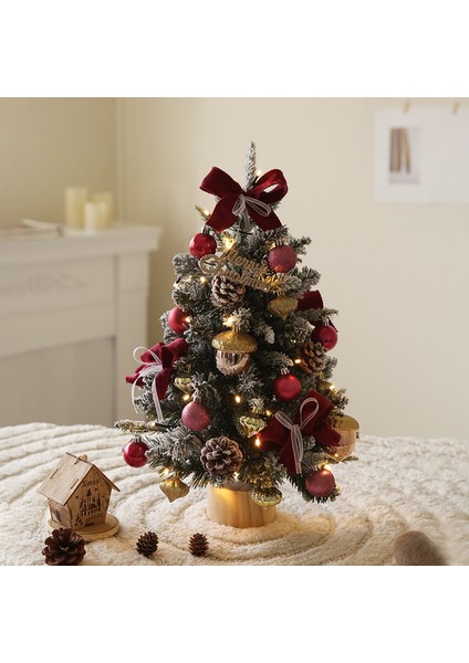 Masaüstü Küçük Noel Ağacı Yeni Noel Süsleri Oturma Odası Atmosfer Dekorasyonu Masaüstü Süsleri (Yurt Dışından)