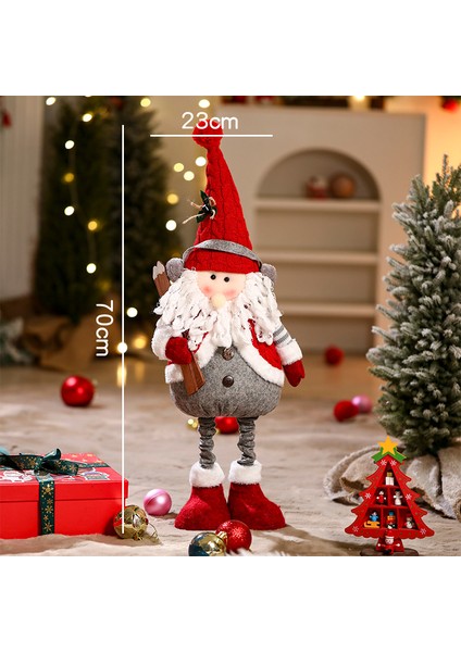 Yeni Pencere Ekranı Baba Noel Bebek Bebek Dekorasyon Tatil Si (Yurt Dışından)
