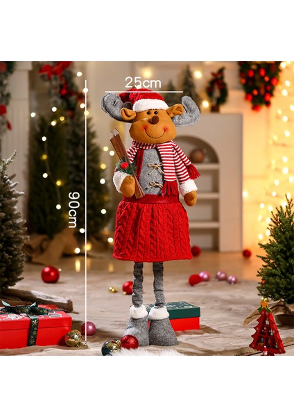 Yeni Pencere Ekranı Baba Noel Bebek Bebek Dekorasyon Tatil Si (Yurt Dışından)