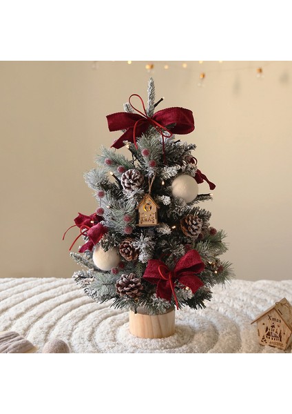 Masaüstü Küçük Noel Ağacı Yeni Noel Süsleri Oturma Odası Atmosfer Dekorasyonu Masaüstü Süsleri (Yurt Dışından)