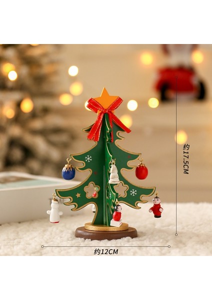 Masaüstü Küçük Noel Ağacı Yeni Noel Süsleri Oturma Odası Atmosfer Dekorasyonu Masaüstü Süsleri (Yurt Dışından)