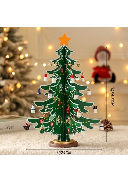 Masaüstü Küçük Noel Ağacı Yeni Noel Süsleri Oturma Odası Atmosfer Dekorasyonu Masaüstü Süsleri (Yurt Dışından)