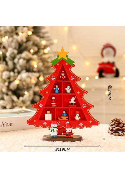 Masaüstü Küçük Noel Ağacı Yeni Noel Süsleri Oturma Odası Atmosfer Dekorasyonu Masaüstü Süsleri (Yurt Dışından)