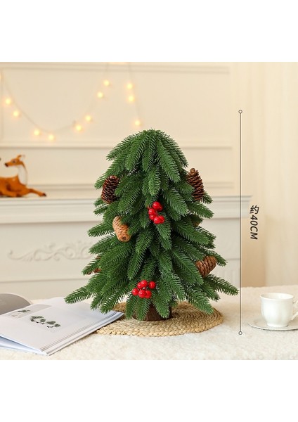 Masaüstü Küçük Noel Ağacı Yeni Noel Süsleri Oturma Odası Atmosfer Dekorasyonu Masaüstü Süsleri (Yurt Dışından)