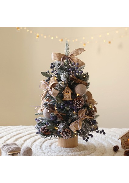 Masaüstü Küçük Noel Ağacı Yeni Noel Süsleri Oturma Odası Atmosfer Dekorasyonu Masaüstü Süsleri (Yurt Dışından)