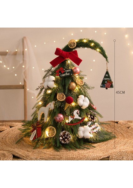 Masaüstü Küçük Noel Ağacı Yeni Noel Süsleri Oturma Odası Atmosfer Dekorasyonu Masaüstü Süsleri (Yurt Dışından)