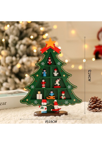 Masaüstü Küçük Noel Ağacı Yeni Noel Süsleri Oturma Odası Atmosfer Dekorasyonu Masaüstü Süsleri (Yurt Dışından)