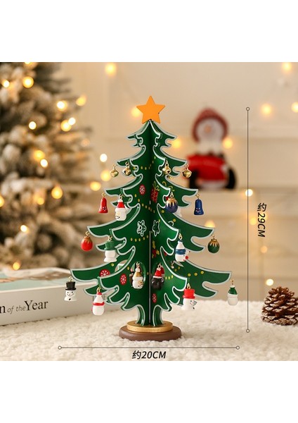 Masaüstü Küçük Noel Ağacı Yeni Noel Süsleri Oturma Odası Atmosfer Dekorasyonu Masaüstü Süsleri (Yurt Dışından)