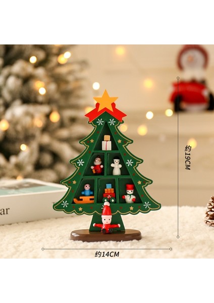 Masaüstü Küçük Noel Ağacı Yeni Noel Süsleri Oturma Odası Atmosfer Dekorasyonu Masaüstü Süsleri (Yurt Dışından)