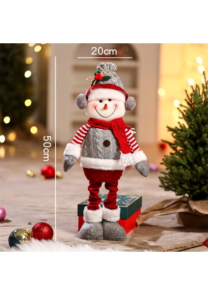 Yeni Pencere Ekranı Baba Noel Bebek Bebek Dekorasyon Tatil Si (Yurt Dışından)