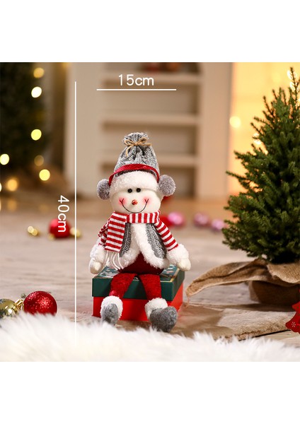 Yeni Pencere Ekranı Baba Noel Bebek Bebek Dekorasyon Tatil Si (Yurt Dışından)