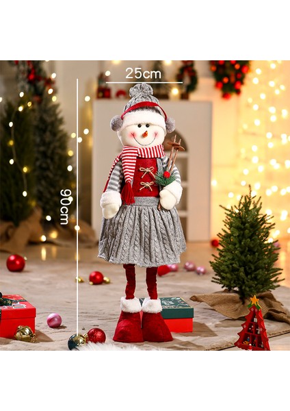 Yeni Pencere Ekranı Baba Noel Bebek Bebek Dekorasyon Tatil Si (Yurt Dışından)