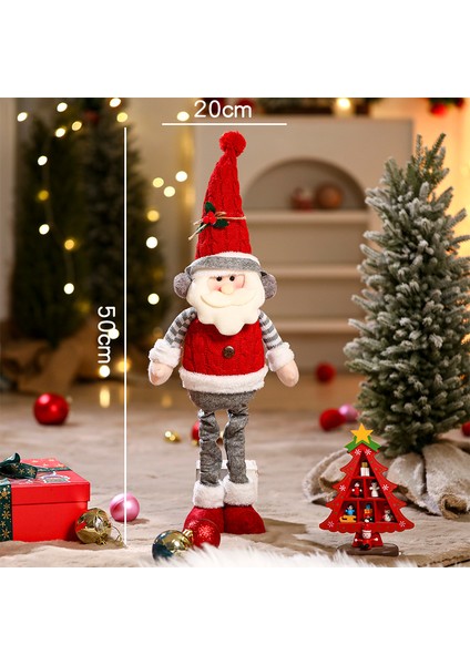 Yeni Pencere Ekranı Baba Noel Bebek Bebek Dekorasyon Tatil Si (Yurt Dışından)