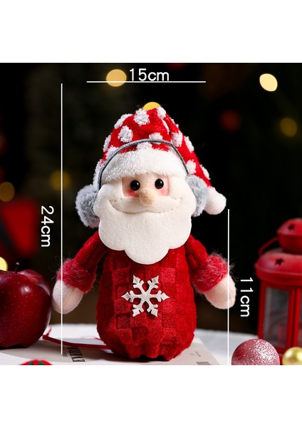 Yeni Pencere Ekranı Baba Noel Bebek Bebek Dekorasyon Tatil Si (Yurt Dışından)