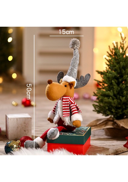 Yeni Pencere Ekranı Baba Noel Bebek Bebek Dekorasyon Tatil Si (Yurt Dışından)