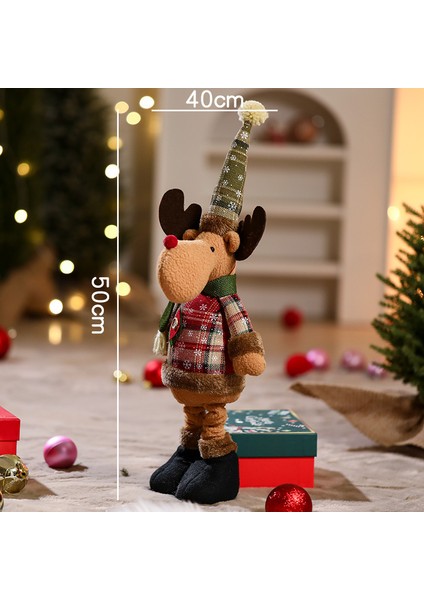 Yeni Pencere Ekranı Baba Noel Bebek Bebek Dekorasyon Tatil Si (Yurt Dışından)