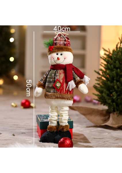 Yeni Pencere Ekranı Baba Noel Bebek Bebek Dekorasyon Tatil Si (Yurt Dışından)