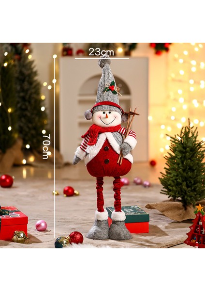 Yeni Pencere Ekranı Baba Noel Bebek Bebek Dekorasyon Tatil Si (Yurt Dışından)