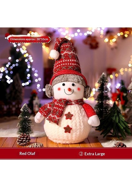 Yeni Pencere Ekranı Baba Noel Bebek Bebek Dekorasyon Tatil Si (Yurt Dışından)