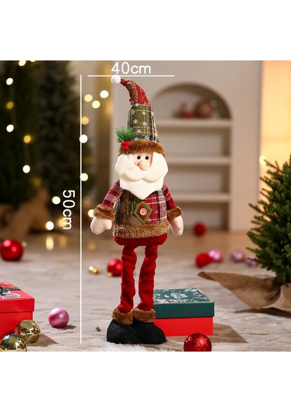 Yeni Pencere Ekranı Baba Noel Bebek Bebek Dekorasyon Tatil Si (Yurt Dışından)