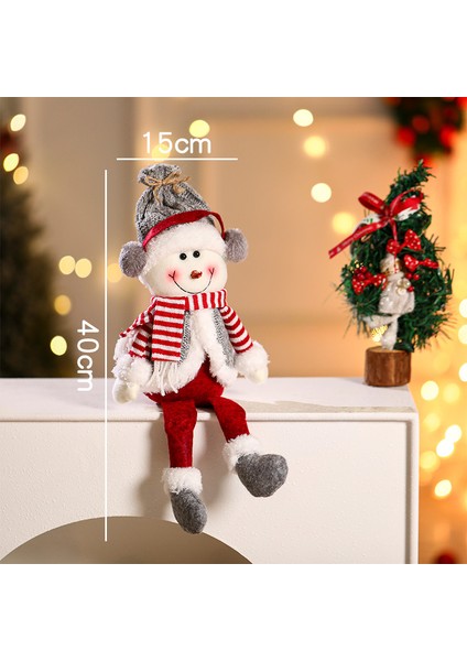 Yeni Pencere Ekranı Baba Noel Bebek Bebek Dekorasyon Tatil Si (Yurt Dışından)