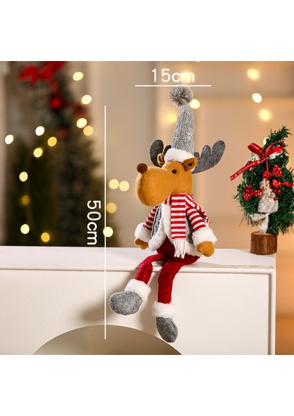 Yeni Pencere Ekranı Baba Noel Bebek Bebek Dekorasyon Tatil Si (Yurt Dışından)