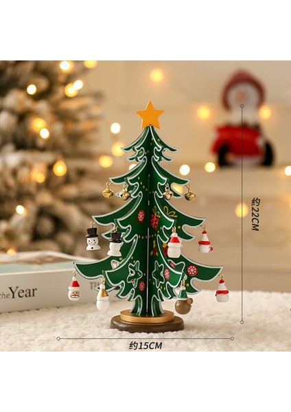 Masaüstü Küçük Noel Ağacı Yeni Noel Süsleri Oturma Odası Atmosfer Dekorasyonu Masaüstü Süsleri (Yurt Dışından)