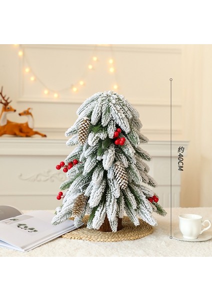 Masaüstü Küçük Noel Ağacı Yeni Noel Süsleri Oturma Odası Atmosfer Dekorasyonu Masaüstü Süsleri (Yurt Dışından)