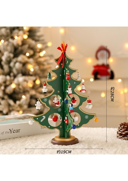 Masaüstü Küçük Noel Ağacı Yeni Noel Süsleri Oturma Odası Atmosfer Dekorasyonu Masaüstü Süsleri (Yurt Dışından)